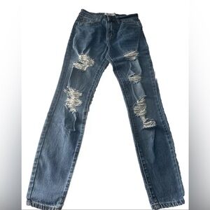 Gogo Jeans Skinny Distressed Jeans Size 3